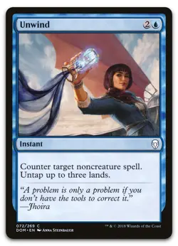 Unwind #72 (NM) Dominaria DOM Magic MTG - Image 1