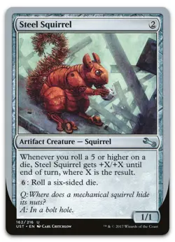 Steel Squirrel #162 (NM) Unstable UST Magic MTG - Image 1