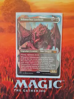 1x VELOMACHUS LOREHOLD - Dragon - Strixhaven FULL ART MTG - Magic the Gathering - Image 1