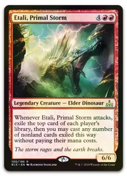 Etali, Primal Storm #100 (Foil) (NM) Rivals of Ixalan RIX Magic MTG - Image 1