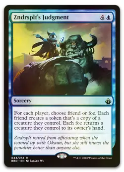 Zndrsplt's Judgment #43 (Foil) (NM) Battlebond BBD Magic MTG - Image 1