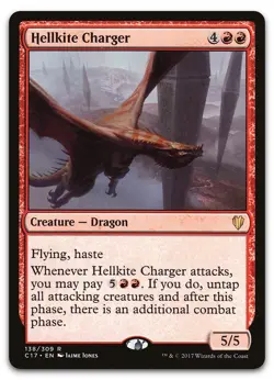 Hellkite Charger #138 (NM) Commander 2017 C17 Magic MTG - Image 1