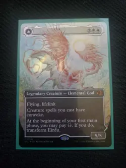 Eirdu, Carrier of Dawn (Borderless) Lorwyn Eclipsed Foil - Image 1