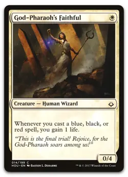 God-Pharaoh's Faithful #14 (LP) Hour of Devastation HOU Magic MTG - Image 1