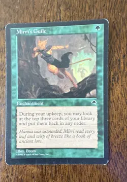 Mirri's Guile Tempest Regular Green Magic, The Gathering MTG M/HP - Image 1