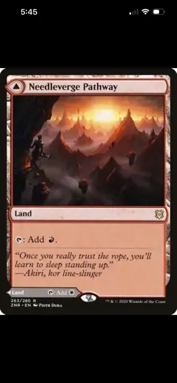 Needleverge Pathway Pillarverge Pathway - Zendikar Rising ZNR - Magic MTG NM - Image 1