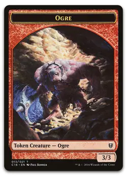 Ogre // Bird (007) Double-Sided Token #13 // 7 (NM) Commander 2016 C16 Magic MTG - Image 1