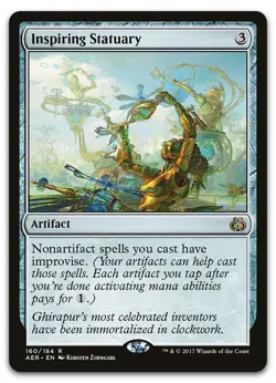 Inspiring Statuary #160 (NM) Aether Revolt AER Magic MTG - Image 1