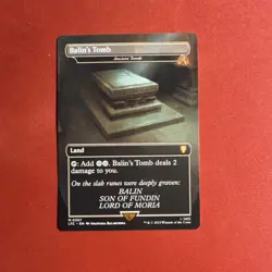 Wizards of the Coast Balin's Tomb Land 0357 Commander Lord of the Rings MTG - Image 1