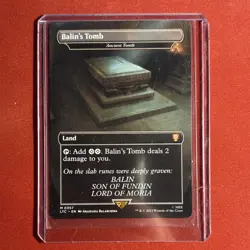 Wizards of the Coast Balin's Tomb Land 0357 Commander Lord of the Rings MTG - Image 3