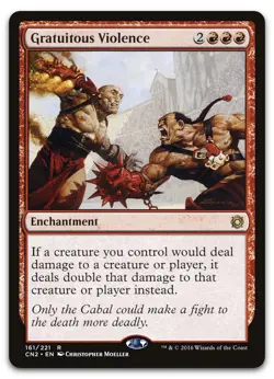 Gratuitous Violence #161 (NM) Conspiracy Take the Crown CN2 Magic MTG - Image 1