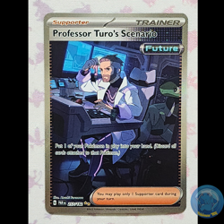 Pokemon TCG Professor Turo's Scenario Card 257/182 Paradox Rift SIR - Image 1