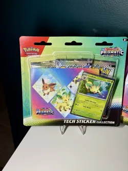 Pokemon TCG Prismatic Evolutions Tech Sticker Collection Set Lot Of 3 Sealed New - Image 3