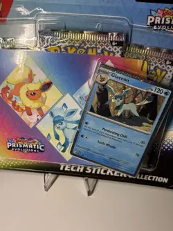 Pokemon TCG Prismatic Evolutions Tech Sticker Collection Set Lot Of 3 Sealed New - Image 5