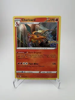 Charizard Reverse Holofoil Holo Rare Pokemon GO 010/078 NM - Image 1