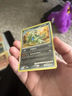 Pokemon TCG Tyranitar LV.57 Holo Rare Card Mysterious Treasures 17/123 - Image 3