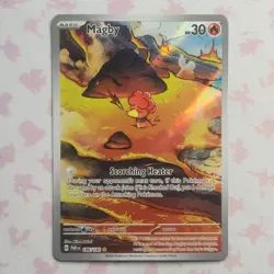 SV04: Paradox Rift Pokemon TCG Magby PAR 186/182 Near Mint NM English - Image 1