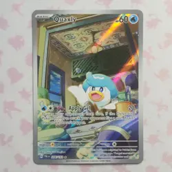 Quaxly 206/193 - Illustration Rare - Paldea Evolved - Pokemon Card - NM English - Image 1
