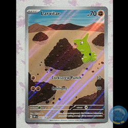 Larvitar 203/197 | Pokemon | Obsidian Flames Holo Illustration Rare NM English - Image 1