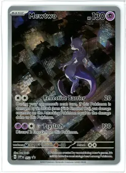 Mewtwo SVP 052 Illustration Rare Promo Pokemon Card - Image 1