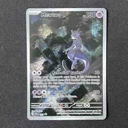 Mewtwo SVP 052 Illustration Rare Promo Pokemon Card - Image 2