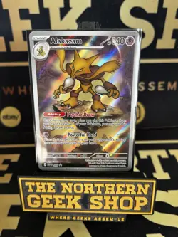 Pokemon TCG Mega Evolution Alakazam MEP EN 009 Black Star Promo - Image 1