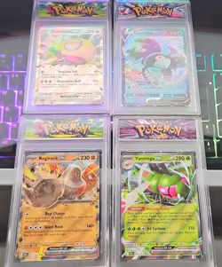4 Pokemon slab lot holo ungraded Dudunspare ex Regirock Ex Yanmega Ex Lumineon V - Image 1