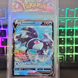 4 Pokemon slab lot holo ungraded Dudunspare ex Regirock Ex Yanmega Ex Lumineon V - Image 4