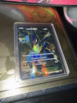 Pokemon Lucario EX Full Art Ultra Rare Holo 107/111 XY Furious Fists 180 HP - Image 2