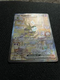 Pokemon Alakazam ex 201/165 Sv Scarlet & Violet 151 Full Art Holo 2023 - Image 2