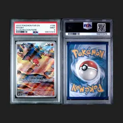 Pokemon TCG 2023 Paradox Rift Illustration Magby Card 186/182 PSA 9 - Image 2