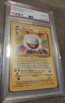 1999 electrode psa 10 pokemon English - Image 1
