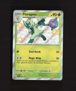 Floragato SVP077 Scarlet & Violet Black Star Promo Shiny Holo Pokemon Card NM - Image 1