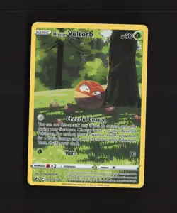 Hisuian Voltorb GG01/GG70 Crown Zenith Full Art Ultra Rare Holo Pokemon Card NM - Image 1