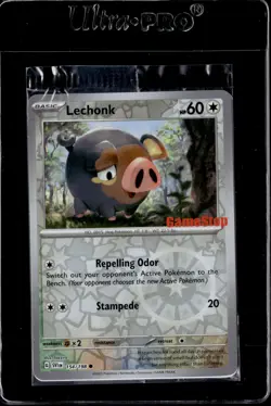 Lechonk - 154/198 / Gamestop Stamp Promo SEALED 2023 (NM) / Pokemon TCG - Image 1
