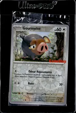 Lechonk - 154/198 / Gamestop Stamp Promo SEALED 2023 FRENCH (NM) / Pokemon TCG - Image 1
