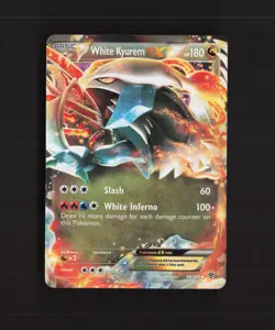 White Kyurem EX 96/135 Plasma Storm Ultra Rare Holo Pokemon Card NM - Image 1