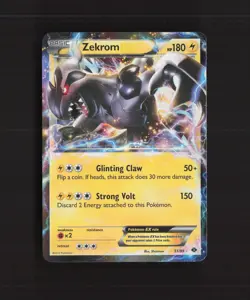 Zekrom EX 51/99 Next Destinies Ultra Rare Holo Pokemon Card LP - Image 1