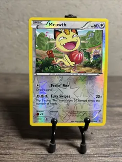 Meowth 67/108 Roaring Skies Reverse Holo Common-Pokemon TCG-Fast Shipping-LP! - Image 1