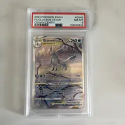 Glaceon VSTAR Crown Zenith Holo Card GG40/GG70 Pokemon Card PSA 8 - Image 1