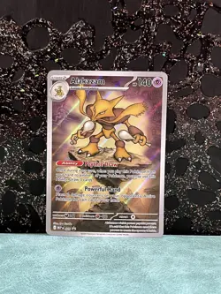 Pokemon TCG Alakazam Mega Evolution: 056/132 Reverse Holo Rare NM Condition - Image 1