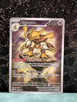Pokemon TCG Alakazam Mega Evolution: 056/132 Reverse Holo Rare NM Condition - Image 2