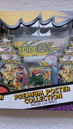 Pokemon TCG - Ascended Heroes Premium Poster Collection Mega Lucario - SEALED - Image 4