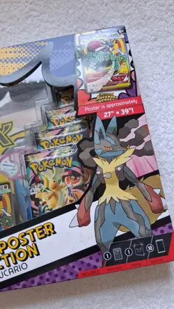 Pokemon TCG - Ascended Heroes Premium Poster Collection Mega Lucario - SEALED - Image 5