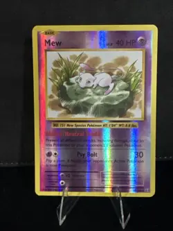 Pokemon Mew TCG Evolutions 53/108 Reverse Holo Holo Rare - Image 1