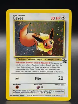 Eevee 11/53 Black Star Promo WOTC Holo Pokemon TCG Vintage - NM/LP - Image 1