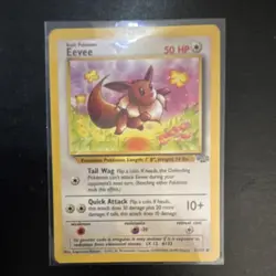 Pokemon TCG Eevee Jungle 51/64 Regular 1999 Common 50 HP - Image 1
