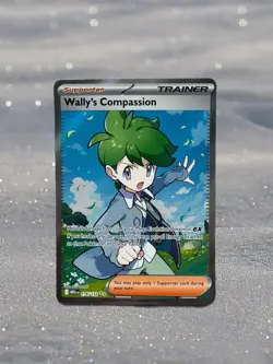 Pokemon Wally's Compassion Ultra Rare 176/132 Me01: Mega Evolution Holo ENGLISH - Image 1