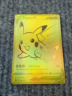 Pokemon TCG - Pikachu V SWSH145 Celebrations - Black Star Promo - NM - Image 1