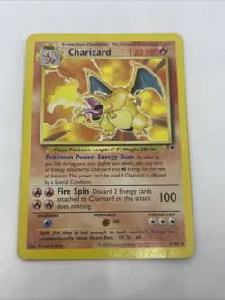 2002 Pokemon Charizard 3/110 - Regular Non-Holo Legendary WOTC LP/MP - Image 1